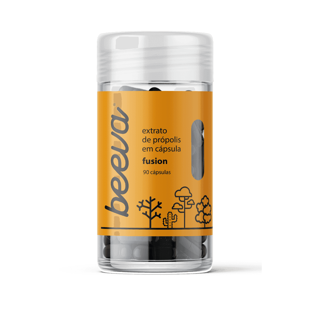 Extrato de Própolis Fusion em Cápsulas Beeva
