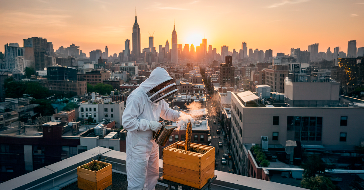 O zumbido que está sumindo: abelhas, polinização e o crescimento da apicultura em Nova York