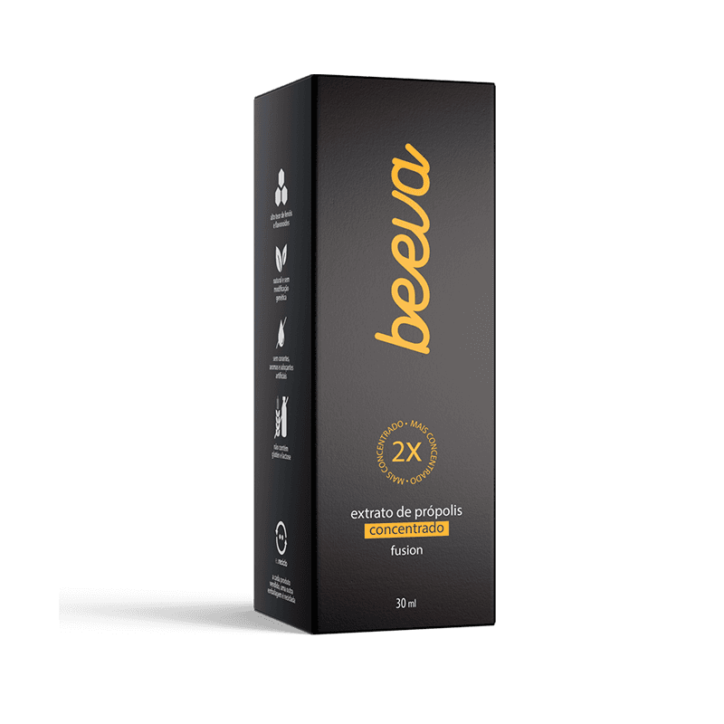 Caixa do Extrato de Própolis Fusion 22% Beeva