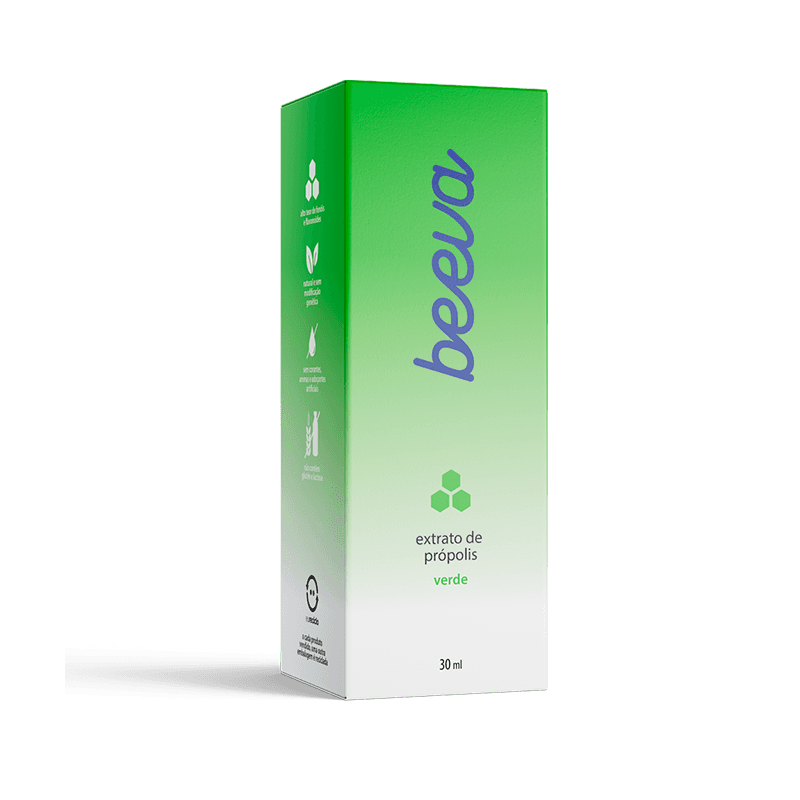 Caixa do Extrato de Própolis Verde 11% 30ml
