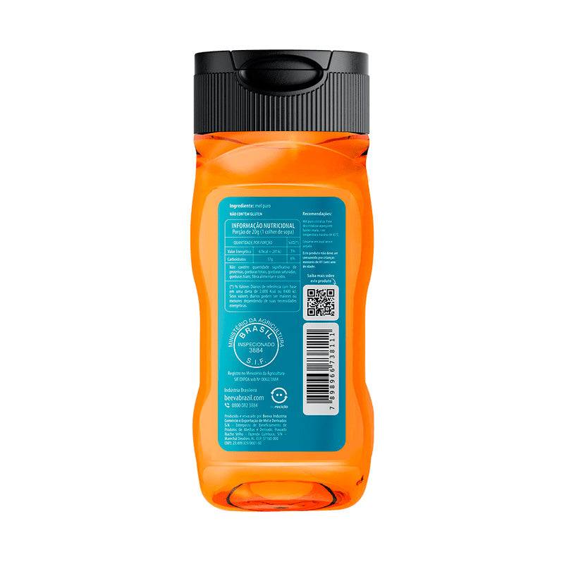 Verso da bisnaga de Mel Caatinga Bamburral Beeva 280g