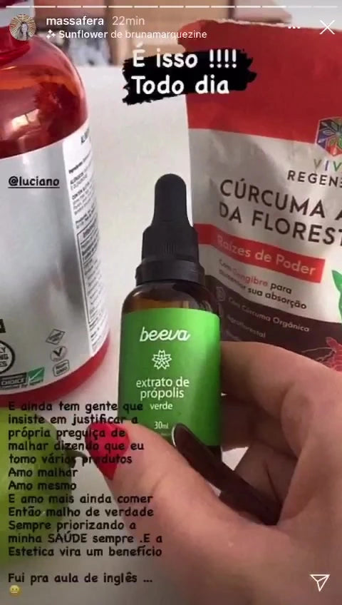 Extrato Concentrado de Própolis Verde - 22%